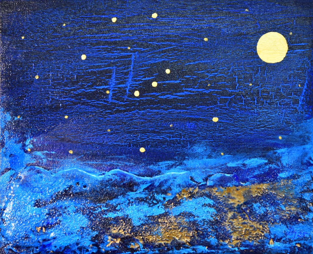 Orions Blick im Licht des Vollmonds